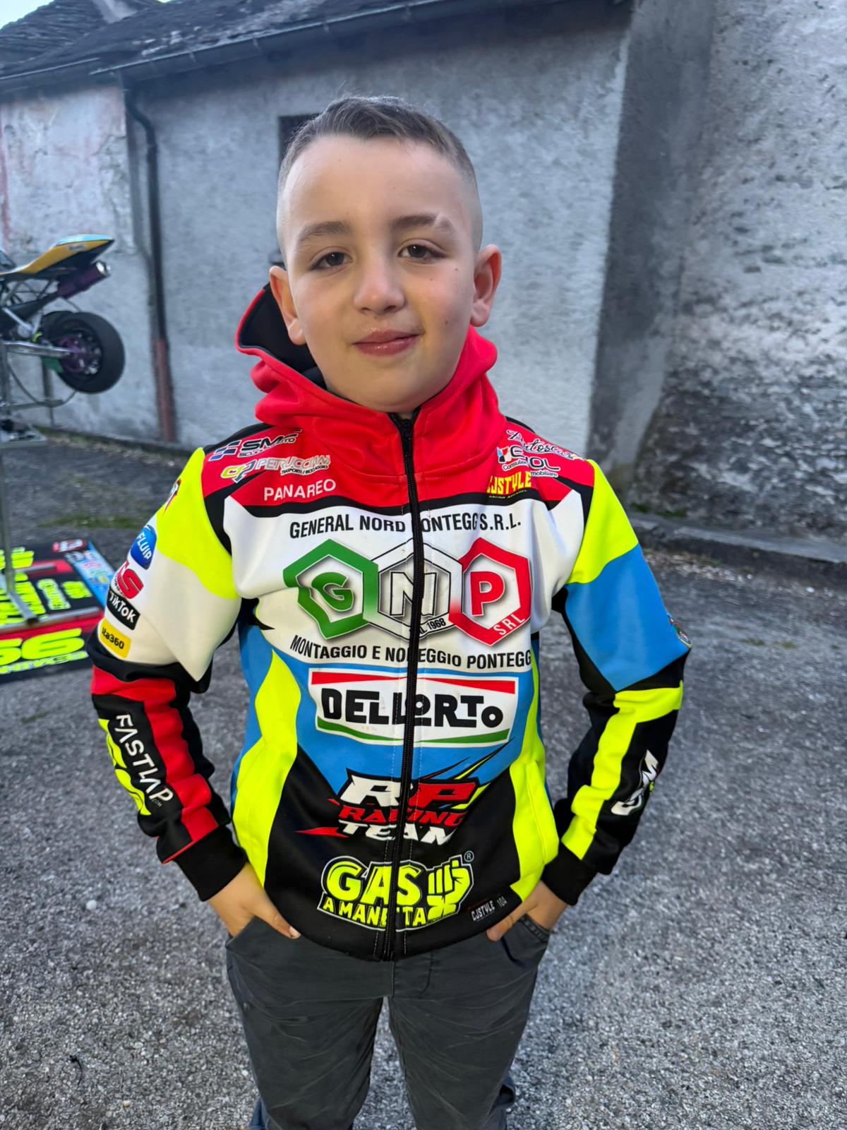Felpa Gas a manetta 2026 Bambino